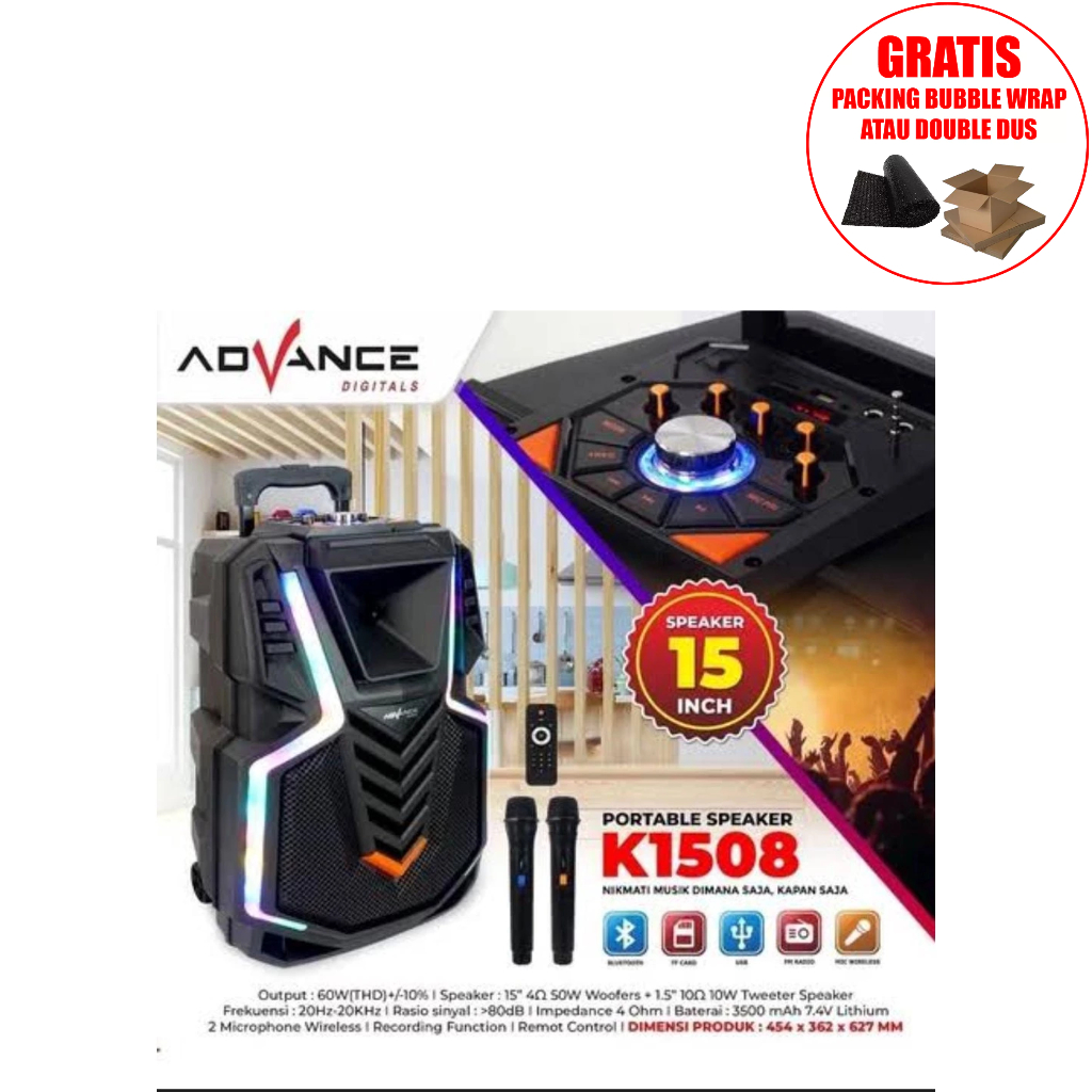 ADVANCE SPEAKER K1508/K1508 V2