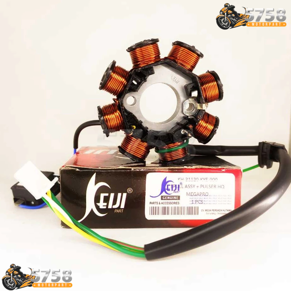 SPULL ASSY + PULSER  HONDA MEGA PRO - MEGAPRO NEW PRIMUS HIU SPUL SPOOL SPOL KOMPLIT KEIJI (5758)