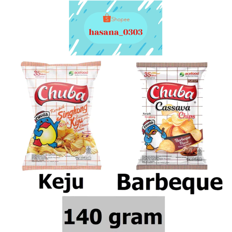 

Chuba Keripik Singkong 140g : Keju, Barbekiu