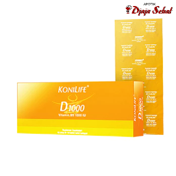 KONILIFE D1000 STRIP - VITAMIN D3 1000 IU
