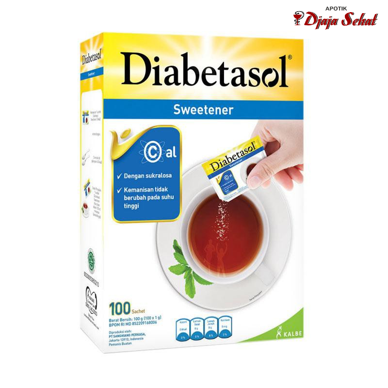 

DIABETASOL SWEETENER ISI 100 SACHET