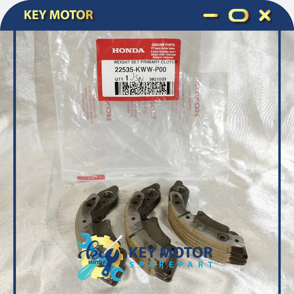 Kampas Ganda Only Motor Revo Fi - Revo Absolute - Blade 110 Fi 22535-kww-P00 100% Original