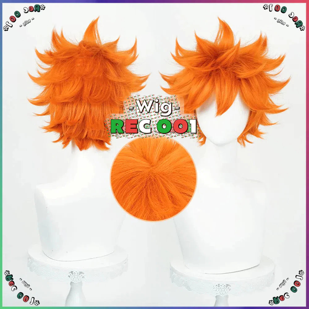 M Wig Shoyo Hinata Cosplay Haikyuu Orang Dewasa/Anak-Anak Dapat Menggunakannya