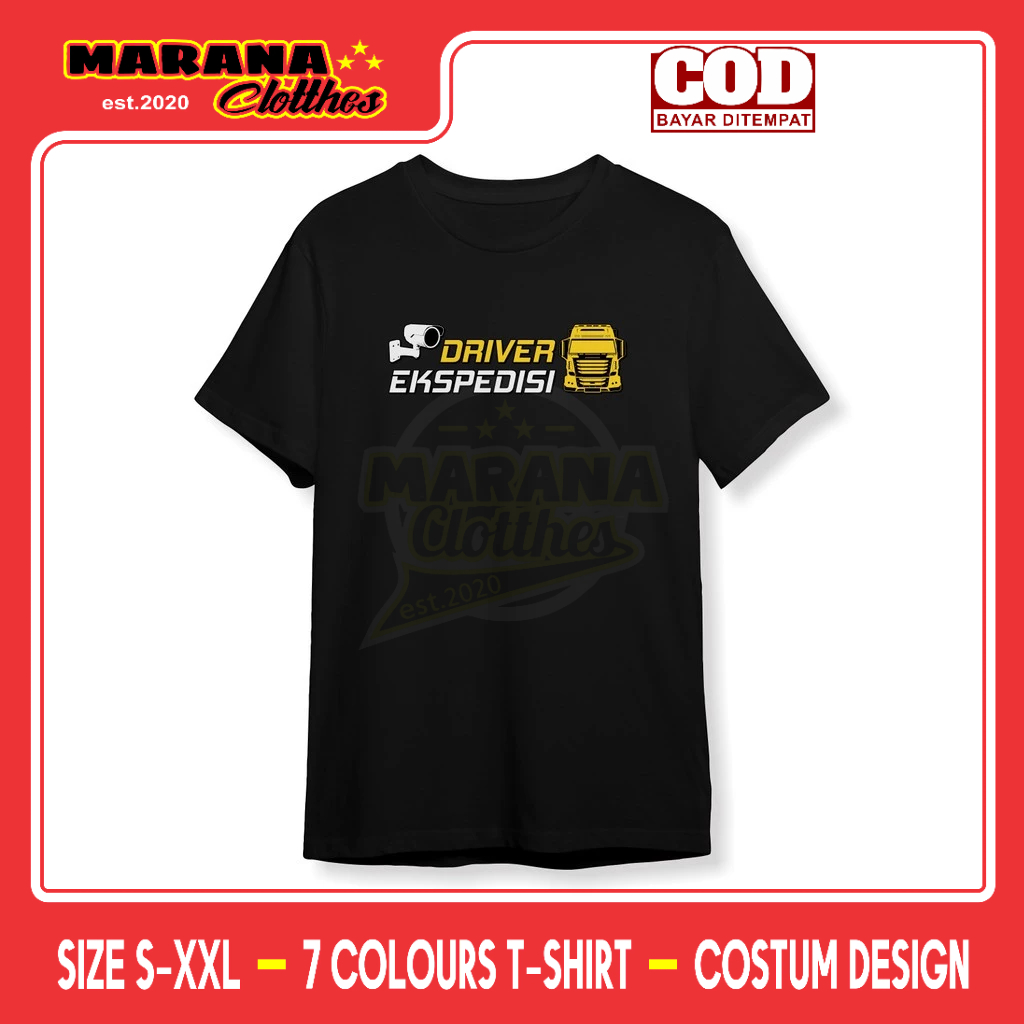 Kaos Driver Ekspedisi CCTV Truck Kaos Distro