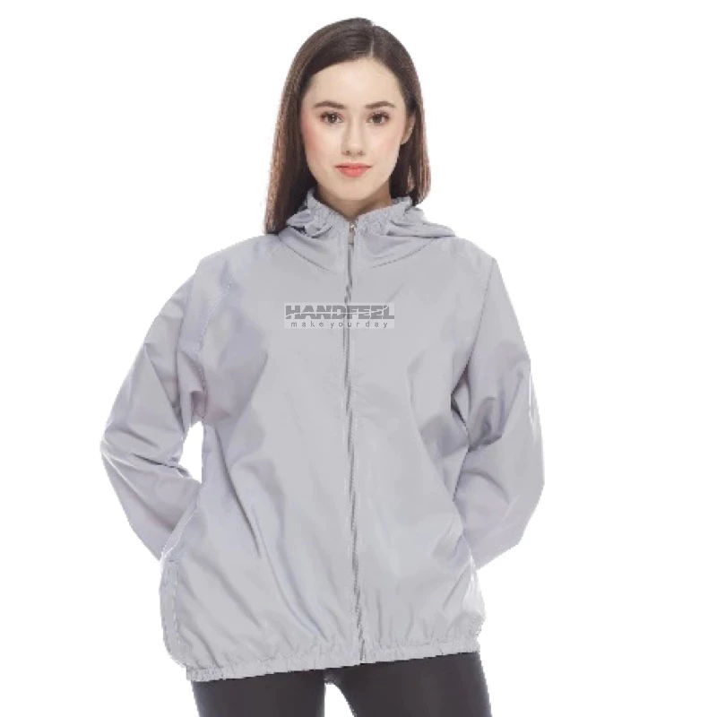 HANDFEEL - Jaket Wanita Lari Parasut Running Jaket Parasut Olahraga