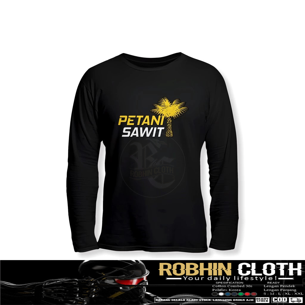 Kaos Baju Petani Sawit Lengan Panjang Kaos Distro