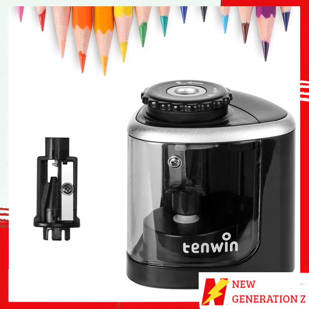 

NGZ Refill Rautan Pensil Listrik Otomatis Manual Baterai Rautan Pensil Refill Elektrik Portebel Pencil Sharpener Rautan Pensil Rotary Pensil 6-8mm Untuk Alat Tulis Sekolah Kantor