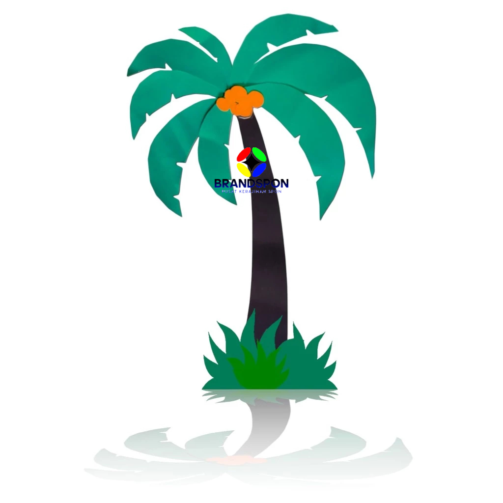 Hiasan Dinding Kelas POHON PALEM Jumbo  Pojok Baca sekolah PAUD TK SD Ruang Bermain