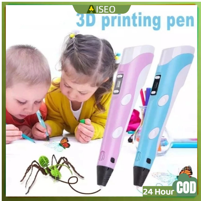 

COD3D Printing Pen 3D Printer Arts Pen Making Doodle Arts Crafts USB Cable Intelligent Murah 3D Pen