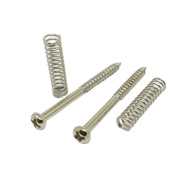 Screw Tanam Pickup Gitar atau Bass Set Chrome / Sekrup Gitar Tanam Untuk Pickup Bass