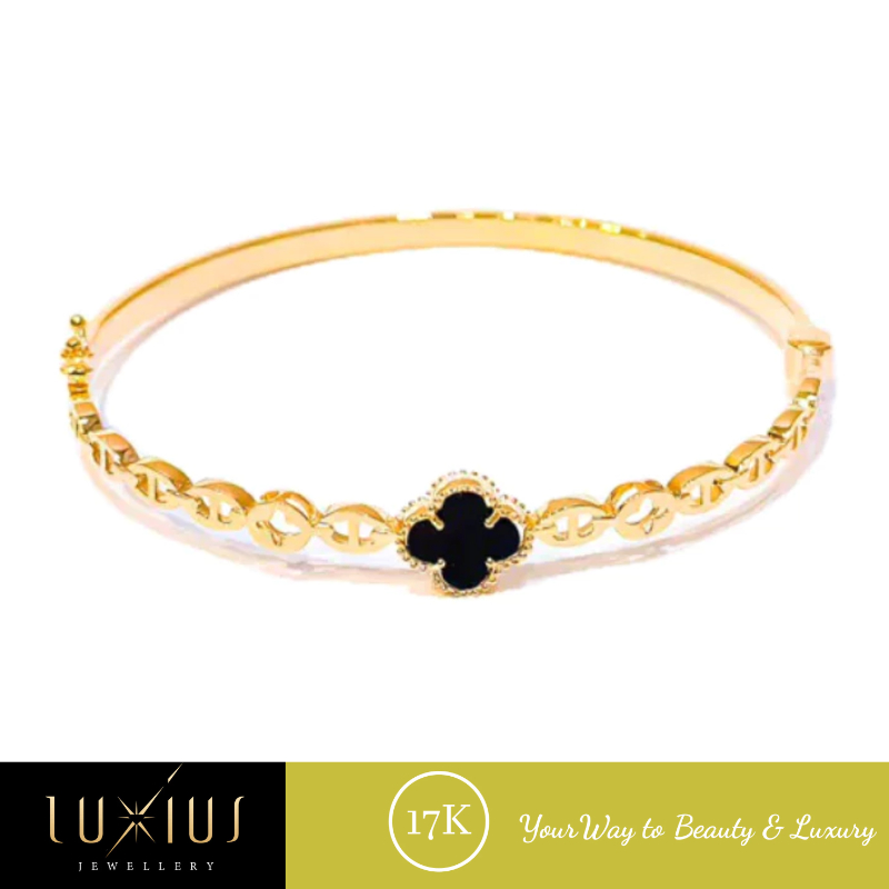Gelang Emas Clover Yellow Gold Luxgr0121 Luxius Jewellery