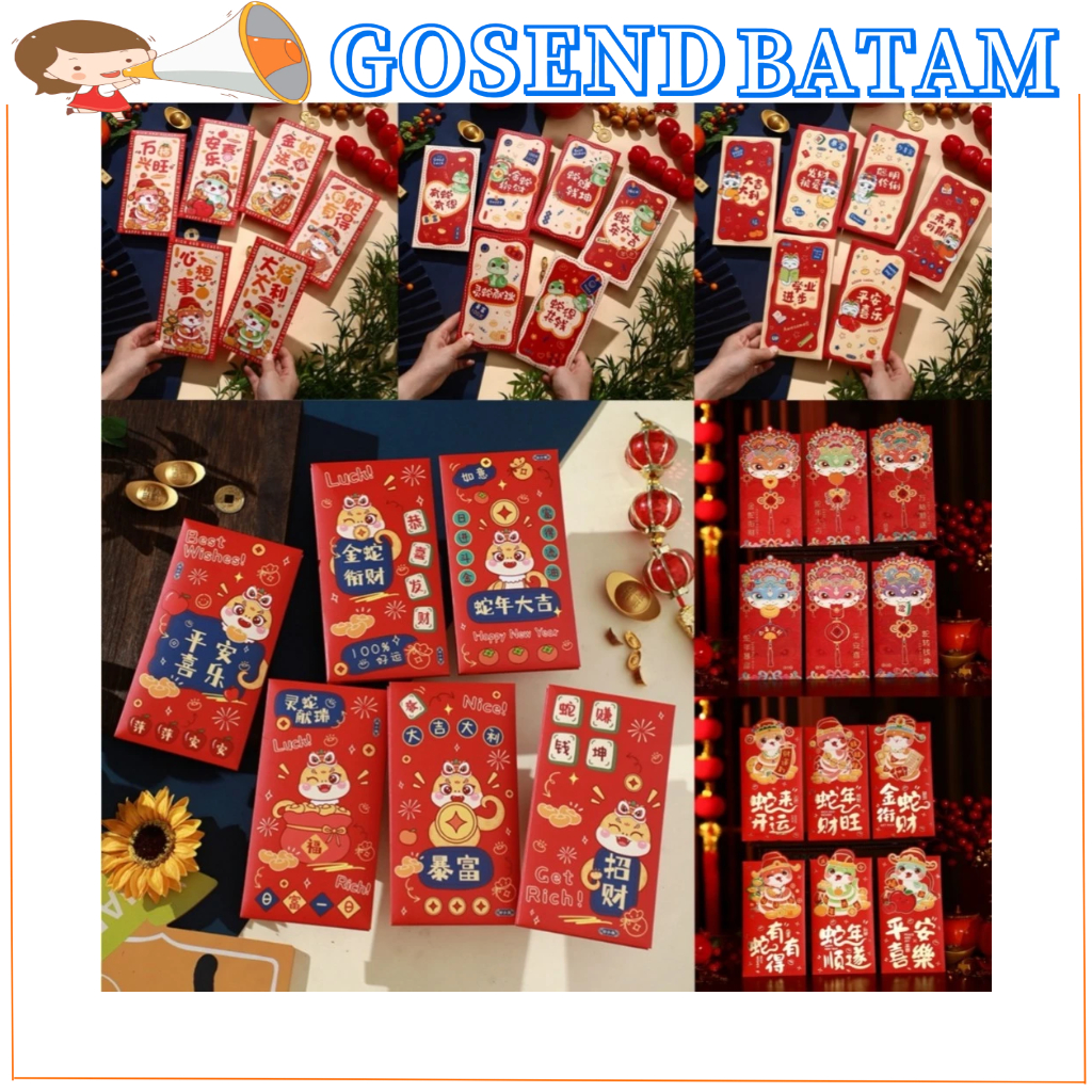 

(GOSEND) ANGPAO IMLEK 2025 TAHUN ULAR/ANGPAO CHINESE SHIO ULAR