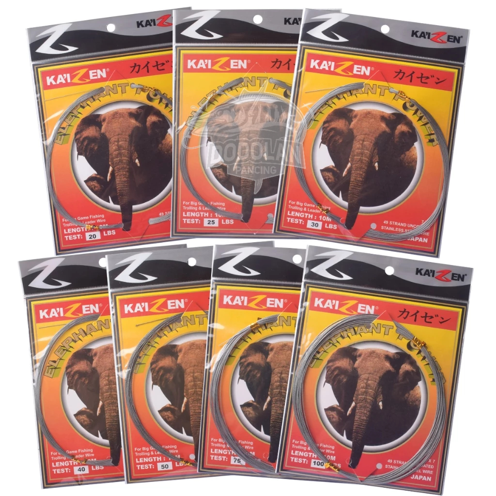 Wire Kawat Neklin Kaizen Elephant Power 7X7 Dodolan Pancing