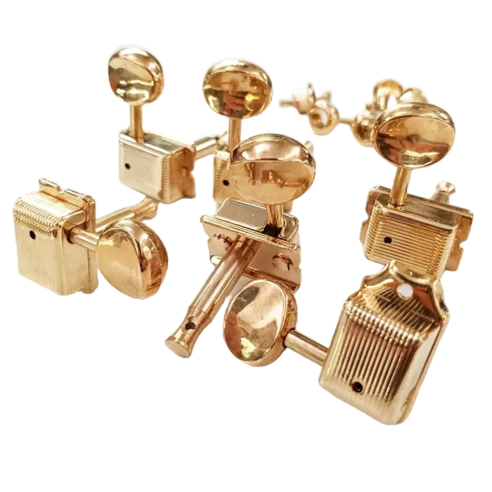 Dryer Guitar Vintage Oval 6 In Line Set Gold