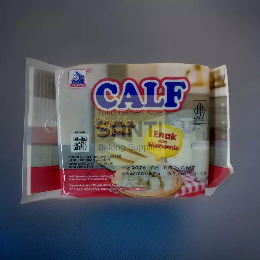 

Calf | Keju Cheddar Olahan | 200 Gram