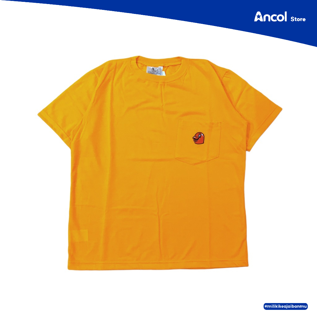 Ancol Baju Kaos Pocket Karakter Kepala dolphin | Official Merchandise