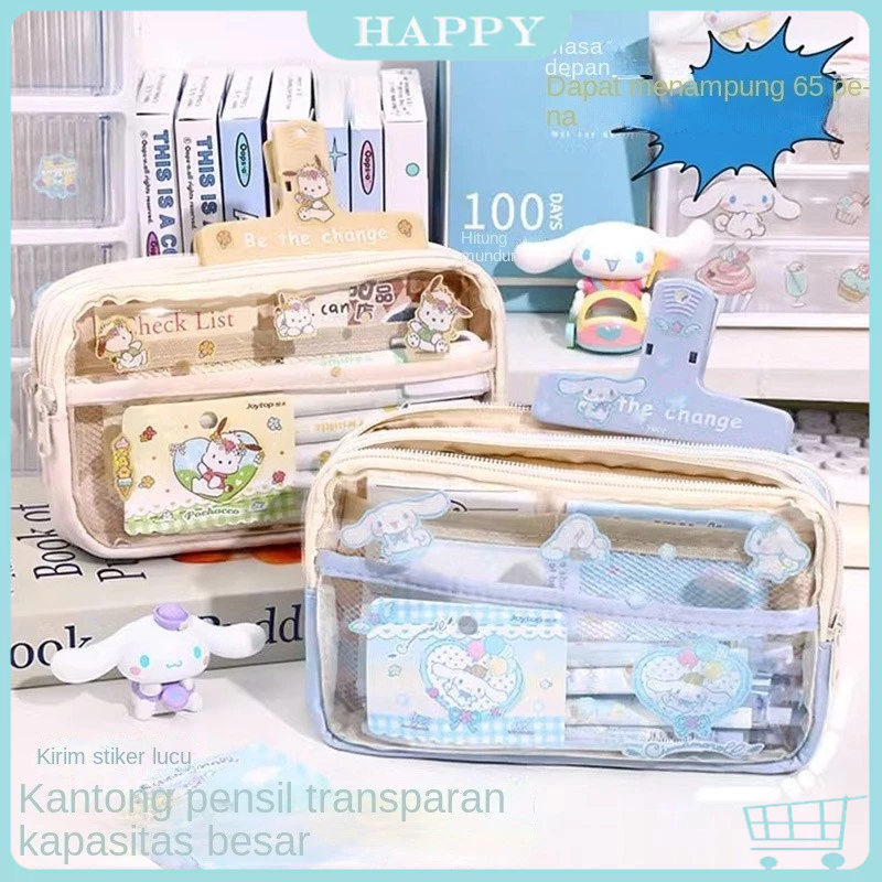 

Ready Sanrio Tas Pensil Tempat Pensil Cinnamoroll /Baru Anime My Melody Kuromi Penyimpanan /Tas Pensil Pelajar Lucu/tas pensil anak perempuan