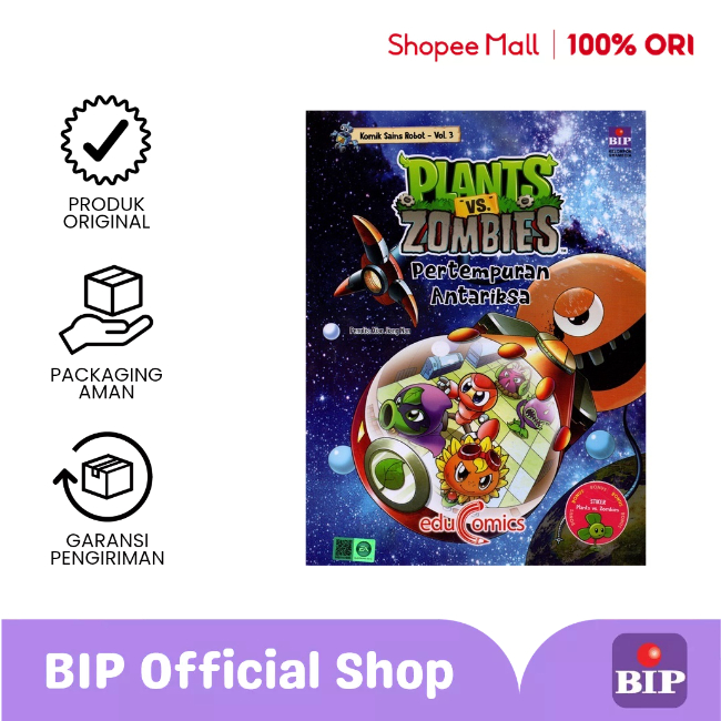 BIP - Plants Vs Zombies Komik Sains Robot : Pertempuran Antariksa