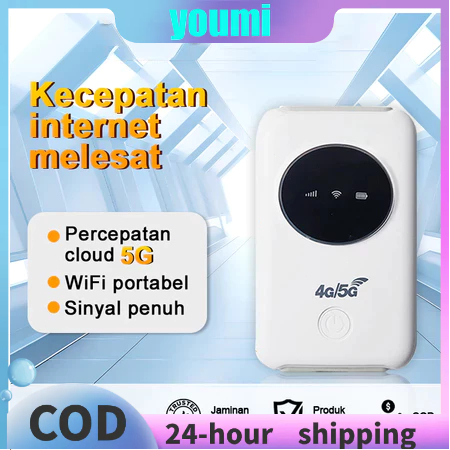 H808s 4G 5G Modem Router Unlocked Hotspot WiFi Portabel Mendukung Semua Operator SIM Kartu Jaringan 