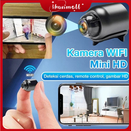 【COD】Kamera Mini WIFI CCTV Mini  Tersembunyi Tanpa Kabel 1080P cctv wifi jarak jauh lewat hp camera 