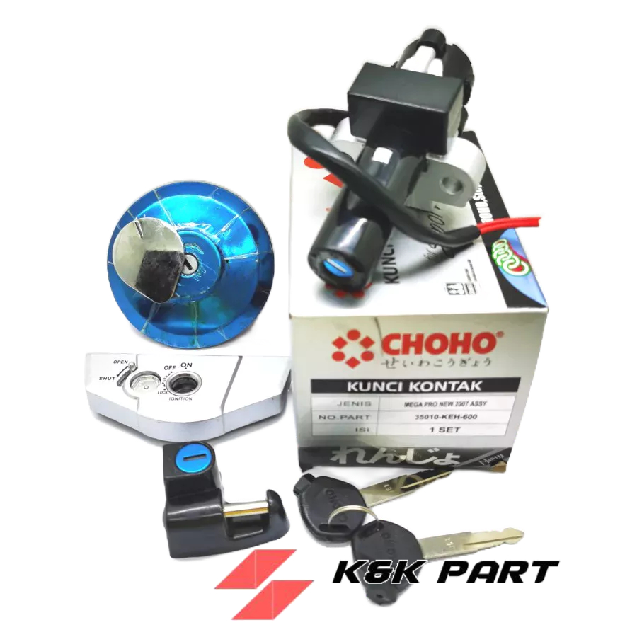 Kunci Kontak Assy Plus Honda Megapro - Megapronew Primus 2007 35010-KEH-600 Origonal CHOHO