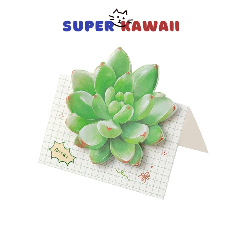 

SK 426 - Sticky Notes Nice Flower Cactus Memo Tempel Bunga Cantik / Sticky Notes Aesthetic