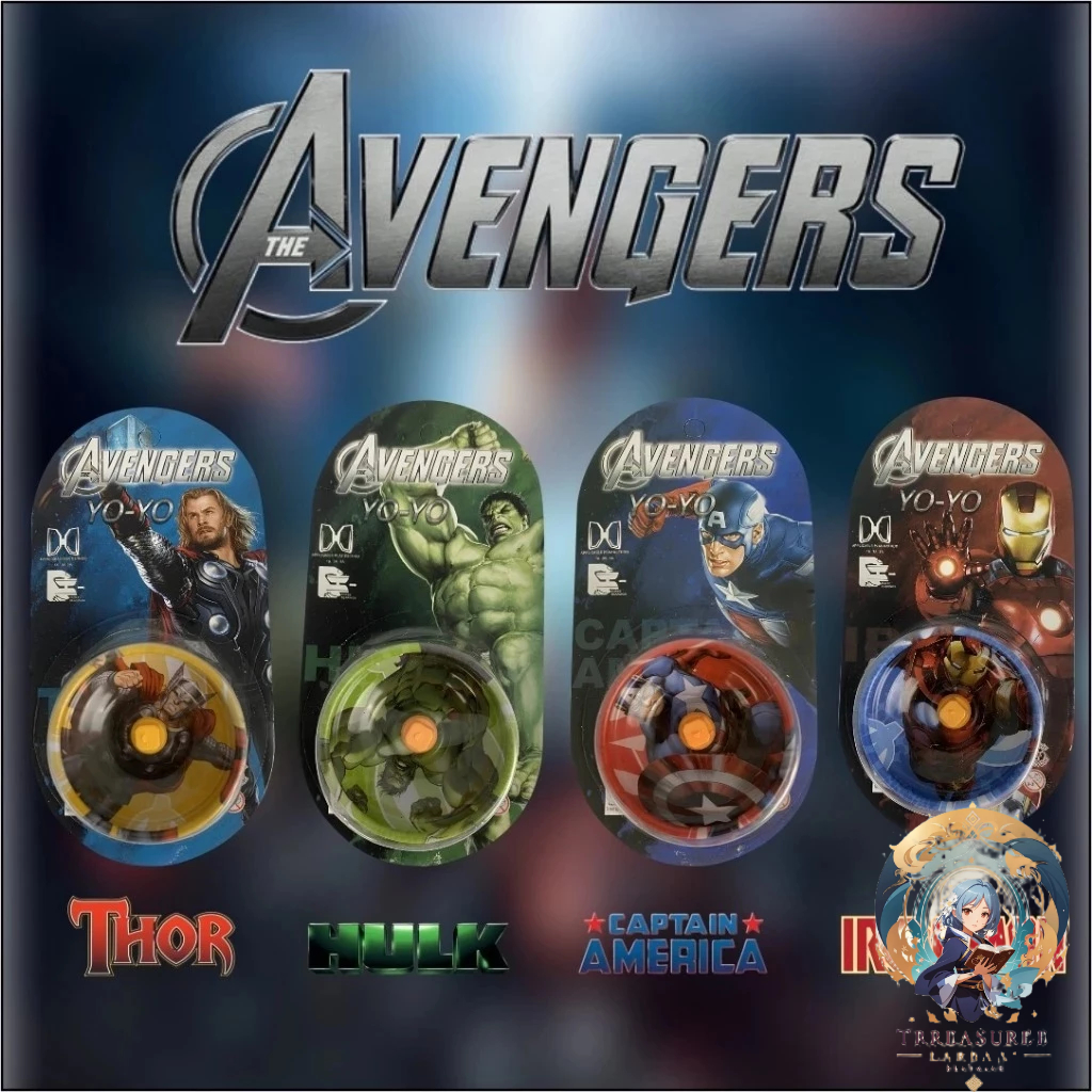 Mainan Anak Yoyo Mainan Yoyo Superhero Mainan Yoyo Karakter & Permainan Yoyo Besi Fancy [Treasure Be