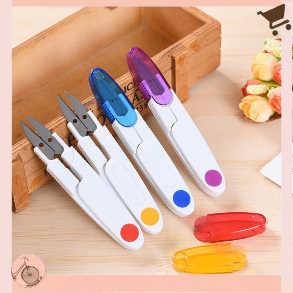 

Gunting Benang Mini Tutup Cekris Bahan Plastik Berwarna Gunting Craft Thread Cutter - MG016