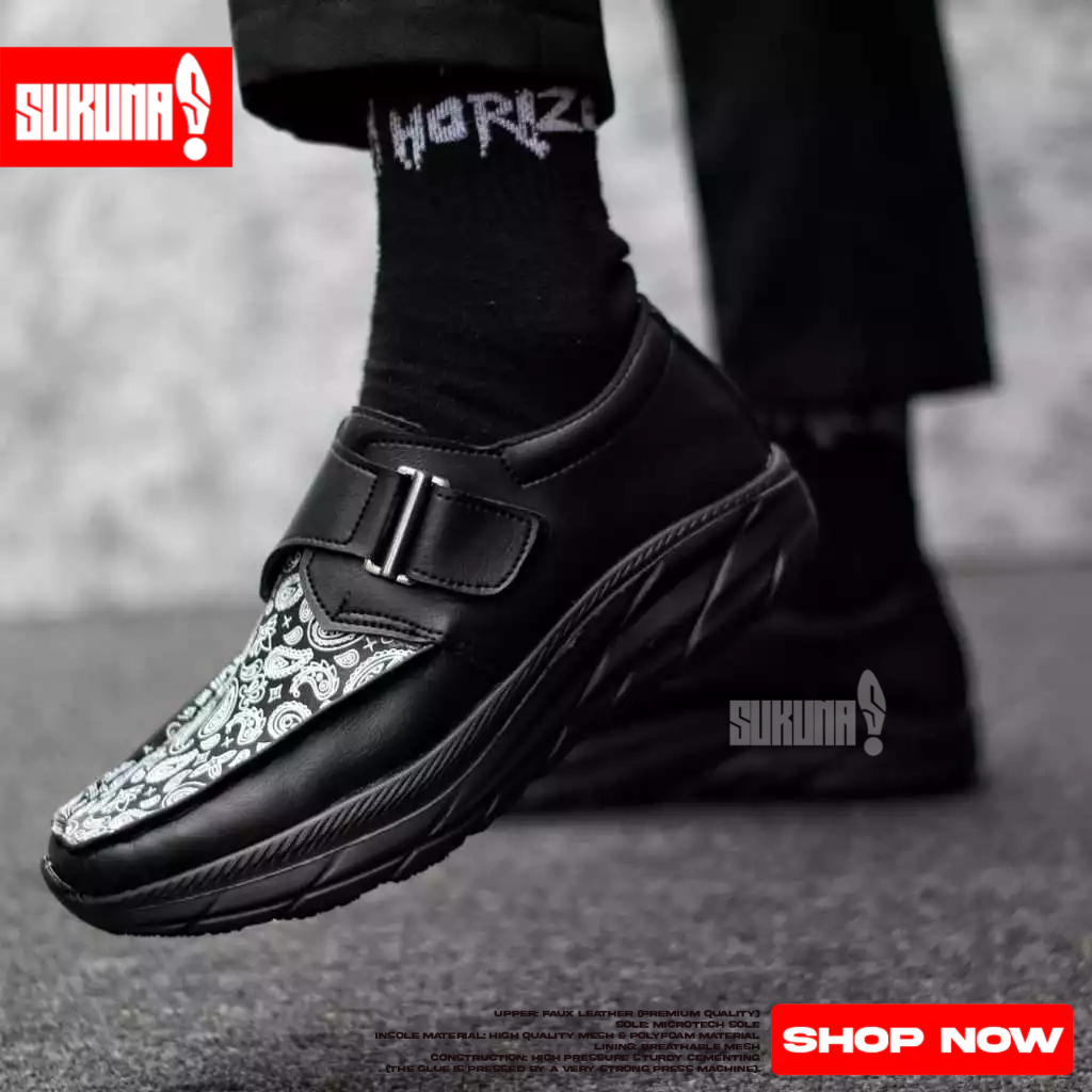 Sepatu Sneakers Casual Hitam Pria - TOY