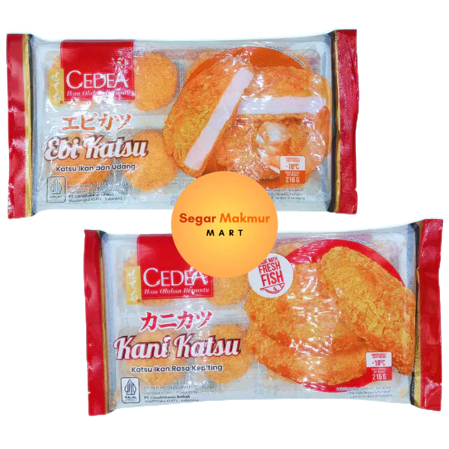 

(SMM) Cedea Ebi Katsu - Kani Katsu 216GR -8pc Udang-Kepiting