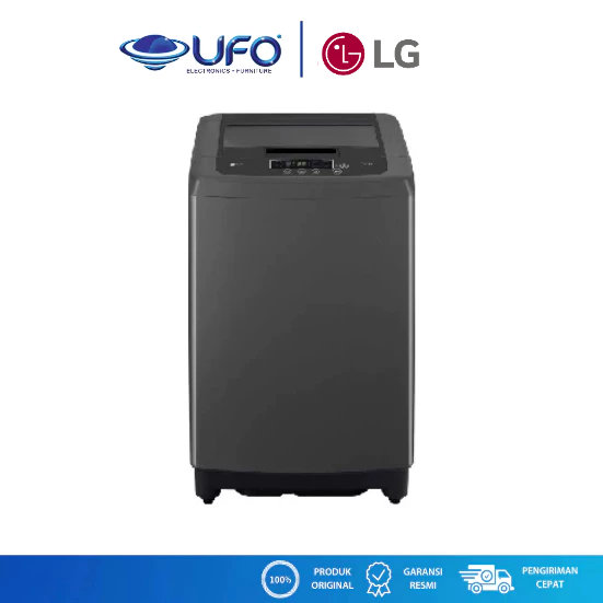 LG Mesin Cuci Top Loading Bukaan Atas Kapasitas 12 kg Smart Inverter Turbo Drum T2312VSPB