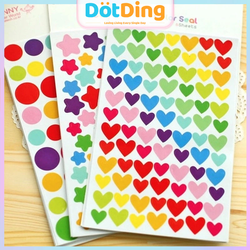 

[DOTDING] Stiker Estetika 6 Pcs Motif Kartun - Perekat Kuat & Desain Vintage untuk Buku Harian & Scrapbook/Aesthetic Stickers 6 Pcs Cartoon Motif Strong Adhesive Vintage Design for Journals Scrapbook L006