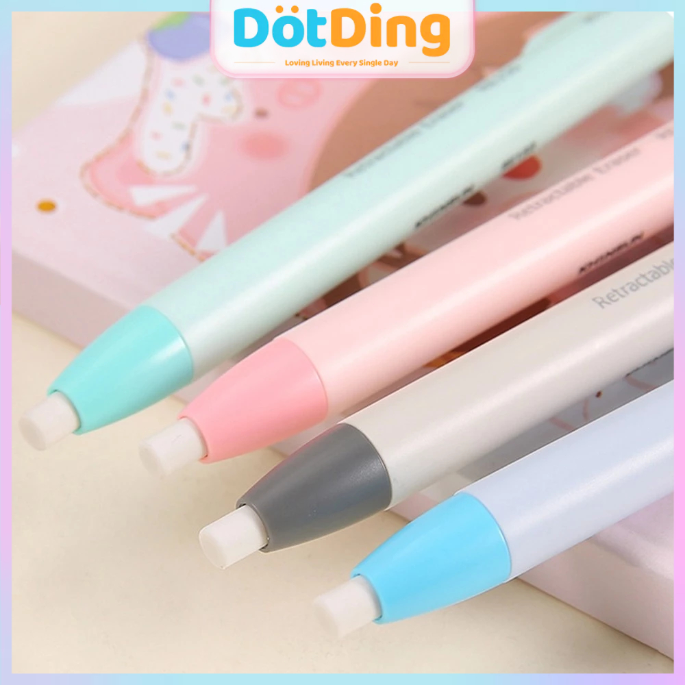 

[DOTDING] Penghapus Pensil Tarik Warna Macaron - Sistem Penggantian 5 Detik & Grip Anti Slip untuk Ujian Sekolah H404