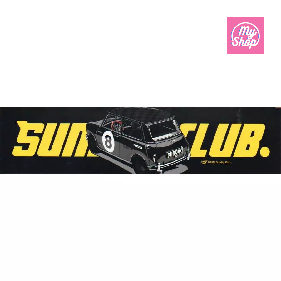 Sticker Diecast Mobil Morris Mini Cooper Matchbox