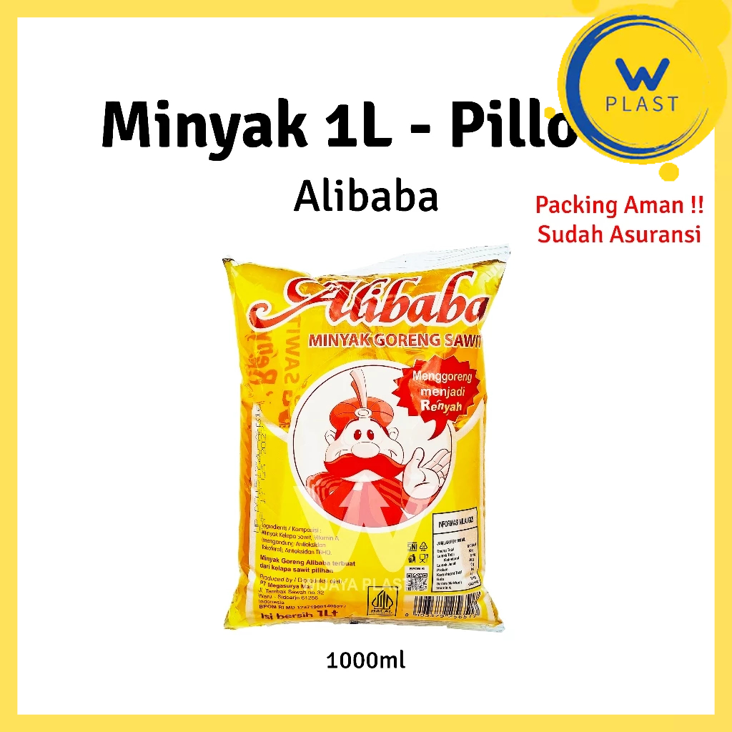 

Minyak Murah ALIBABA 1L @Pack | Random tawon miki vipco camar tawon resto pouch pillow 1 L termurah ekonomis pack