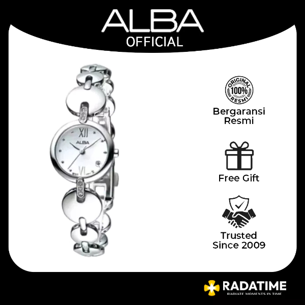 [100% Original-Promo] Alba Wanita 23 mm AH7A79 X1 Jam Tangan Hadiah Kado Kantor Bisnis Ultah