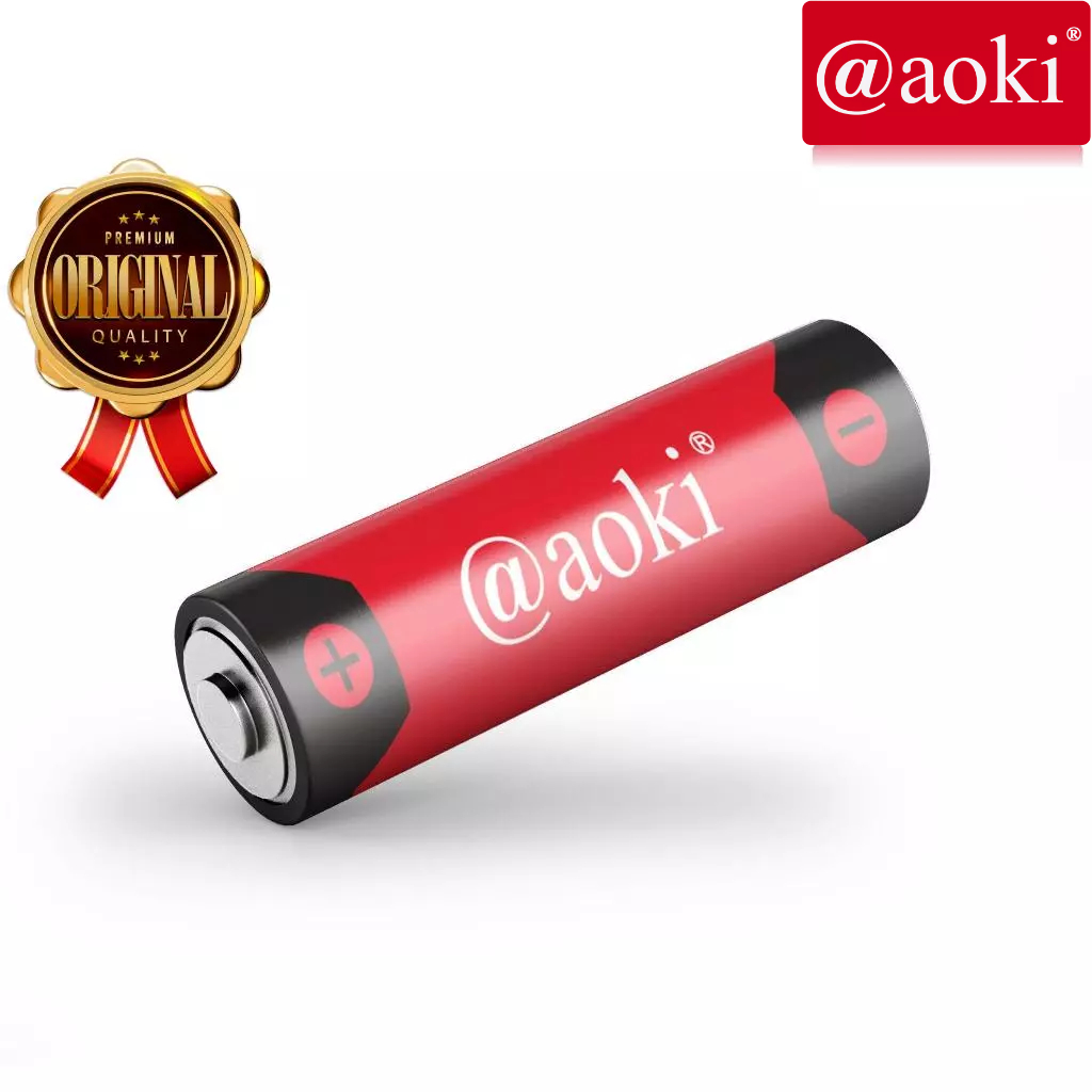 AOKI Baterai lithium 18650 26650 2500mAh 2000mAh 5000mAh Asli Full original aoki parts