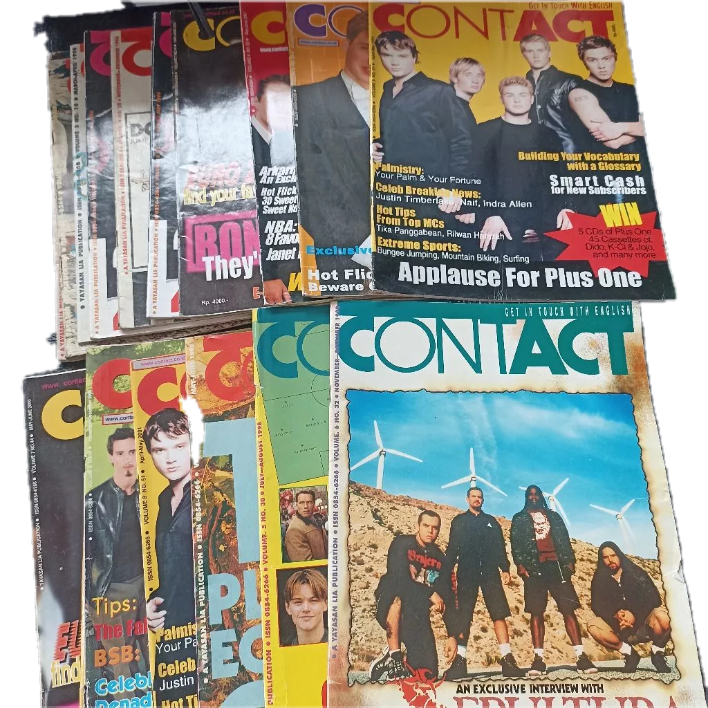 MAJALAH BAHASA INGGRIS CONTACT HELO WINDOW CNS ANAK REMAJA