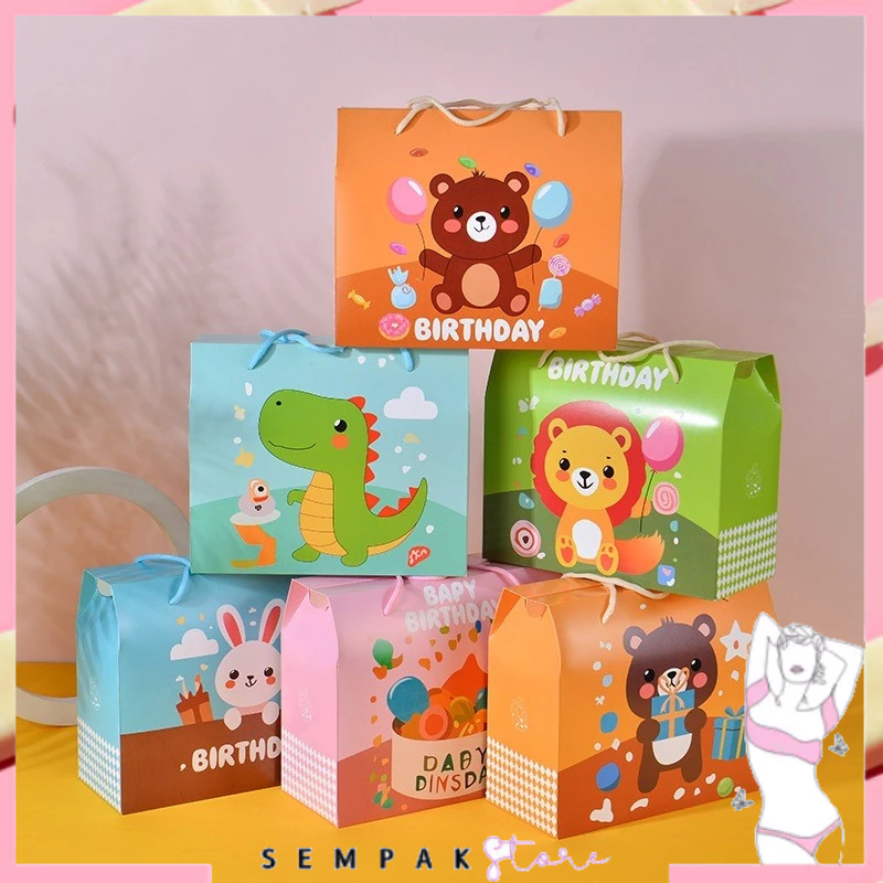 

SS Paperbag Ulang Tahun Goodie Bag Karakter Tas Hadiah Ulang Tahun Anak Gift Box Ultah Souvenir Kotak Hadiah Kado anak