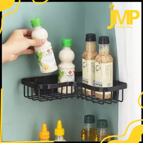 JMP - Rak Dapur Rak Sudut Kamar Mandi / Rak L Serbaguna/ Rak Sudut Plastik