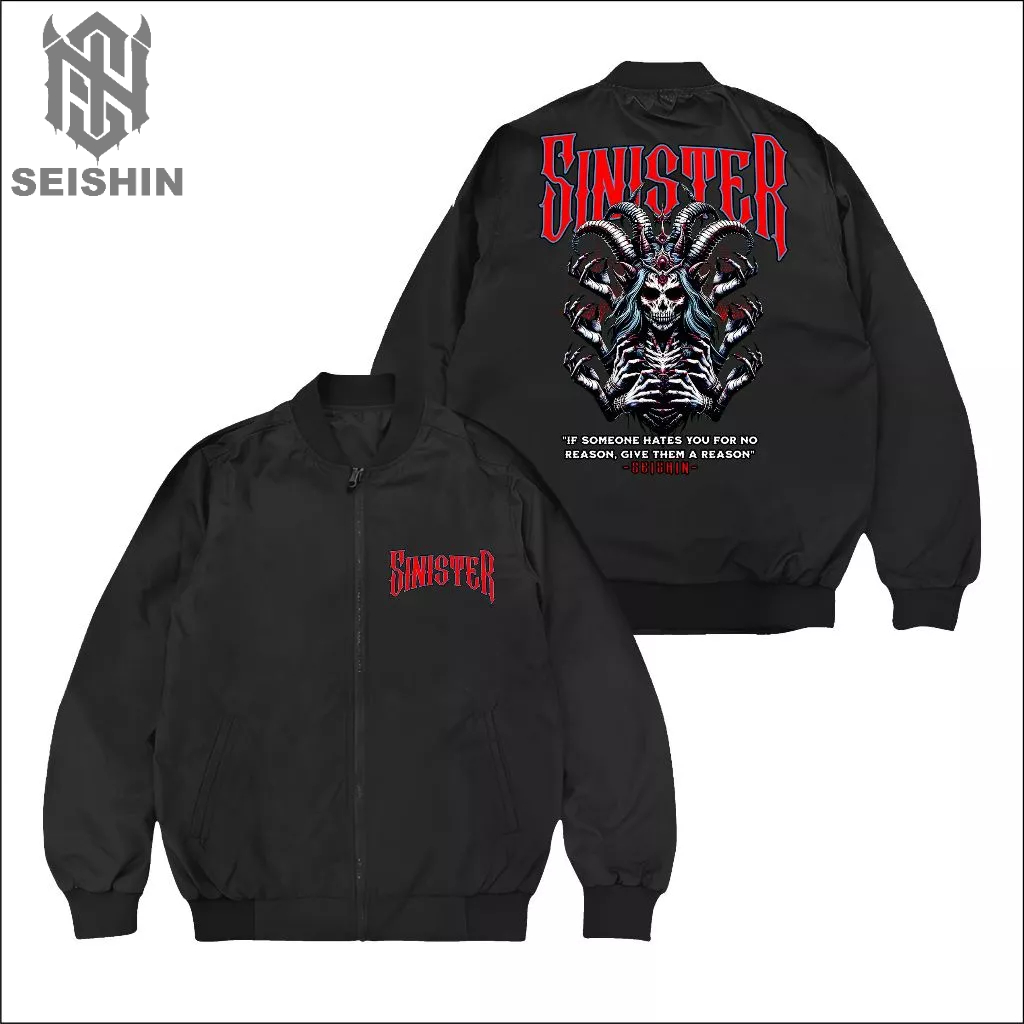 Seishin Bomber Sin Satanic If someone black jacket