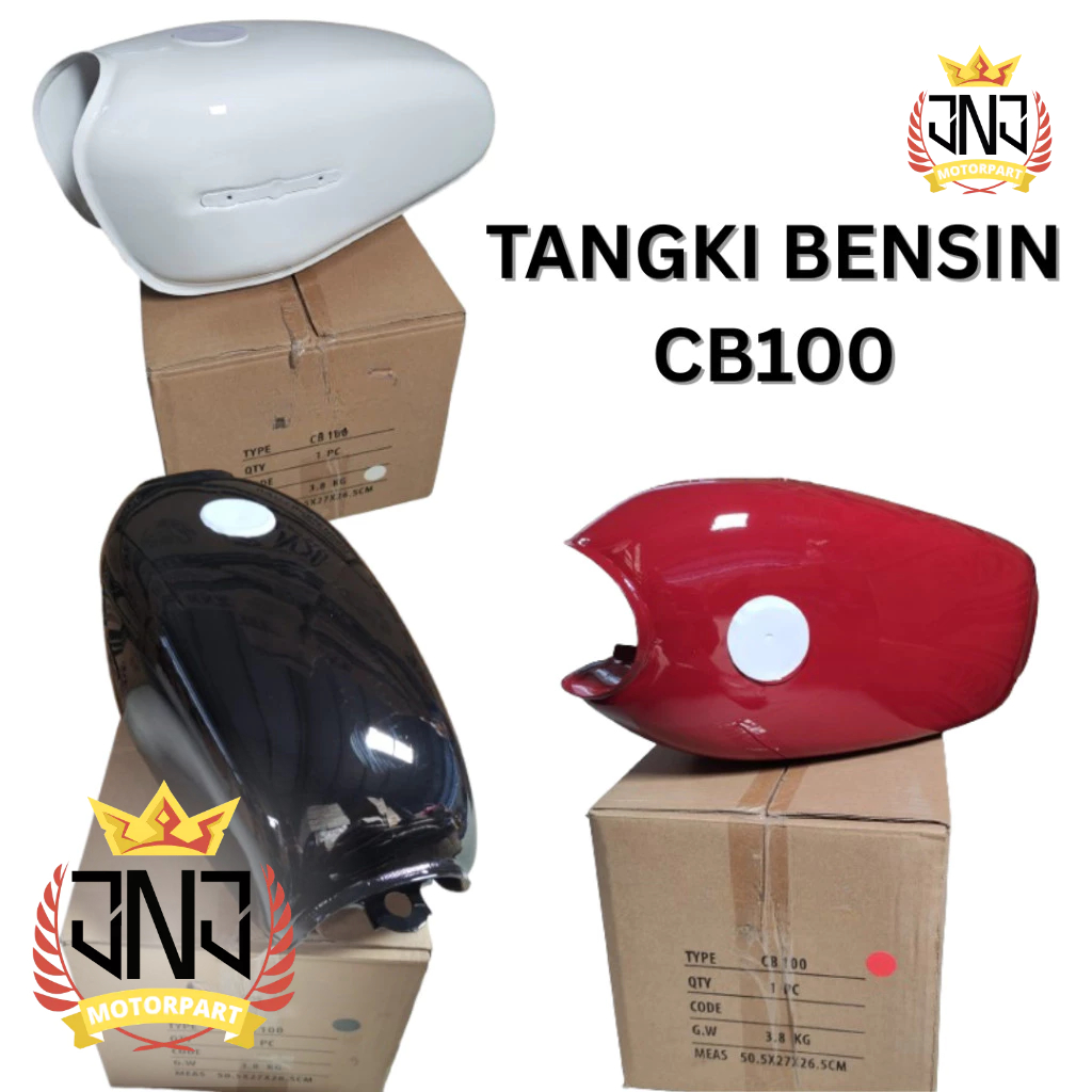 TANGKI BENSIN WITH STYROFOAM  CB 100 CB100 HITAM MERAH PUTIH KEIJI [JNJ]