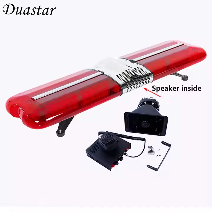 Rotary Lamp Lampu Rotator LED Sirine Light Bar 120cm Flash LED Rotari Mobil (U20103)