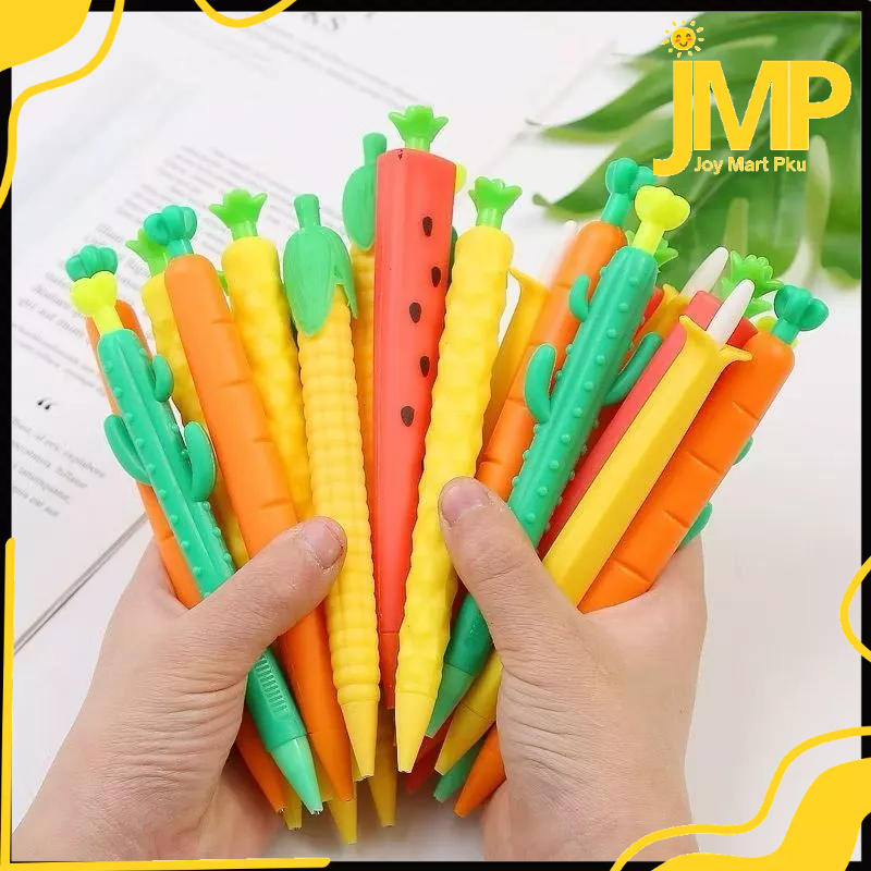 

JMP - Pensil Mekanik Bentuk Sayuran Mechanical Pencil Vegetables Aesthetic Fancy Wortel Corn Alat Tulis Anak Sekolah Kualitas Murah