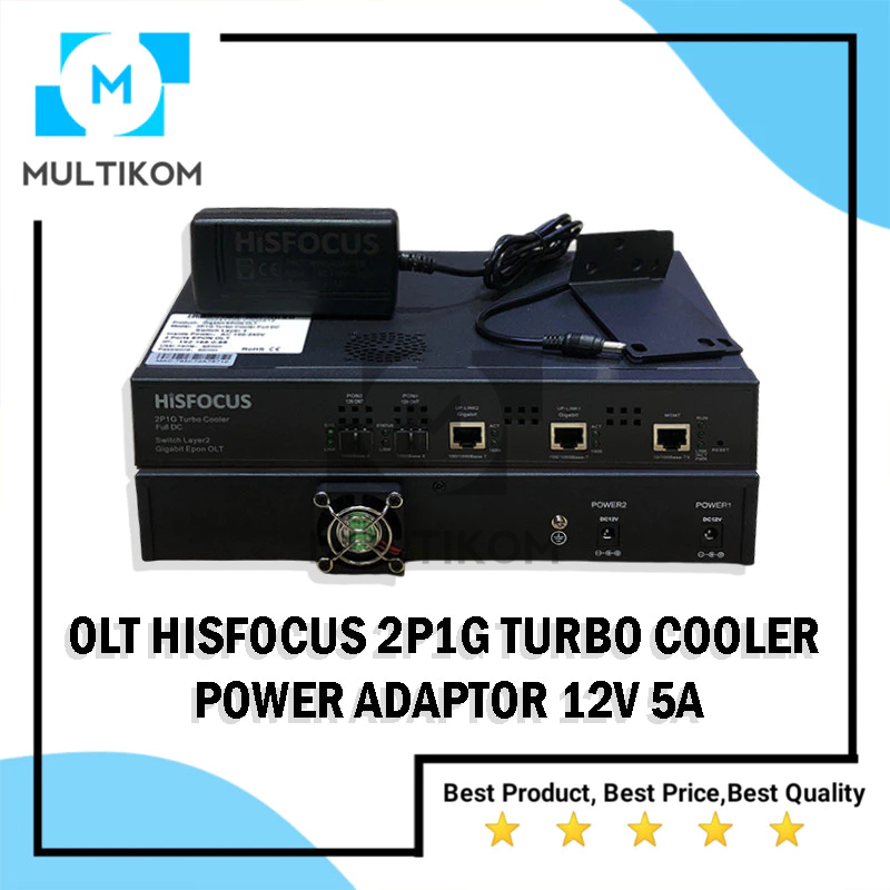 OLT HISFOCUS EPON 2P1G TURBO COOLER FULL DC POSTEL