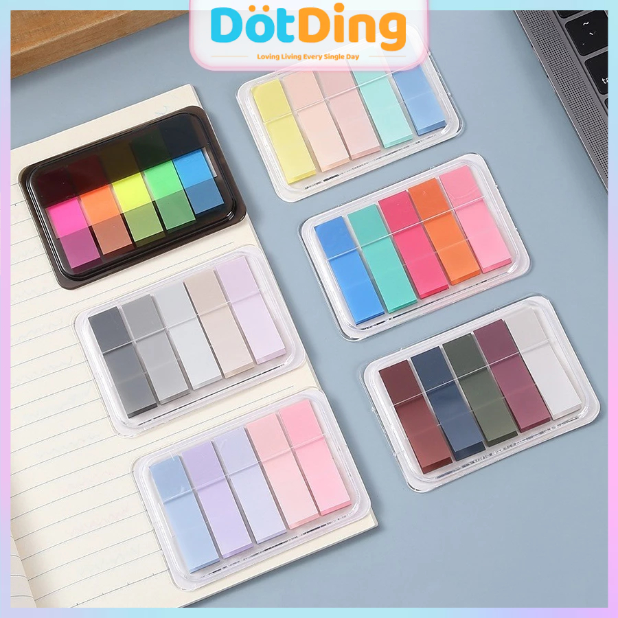 

[DOTDING] Sticky Notes Transparan Retro Morandi PET - Label Klasifikasi Indeks Buku, 100 Lembar Tahan Lama untuk Kantor Sekolah/Notes Label Stickers Transparan Retro Morandi Klasifikasi Indeks Buku Tahan Lama untuk Kantor Sekolah H733