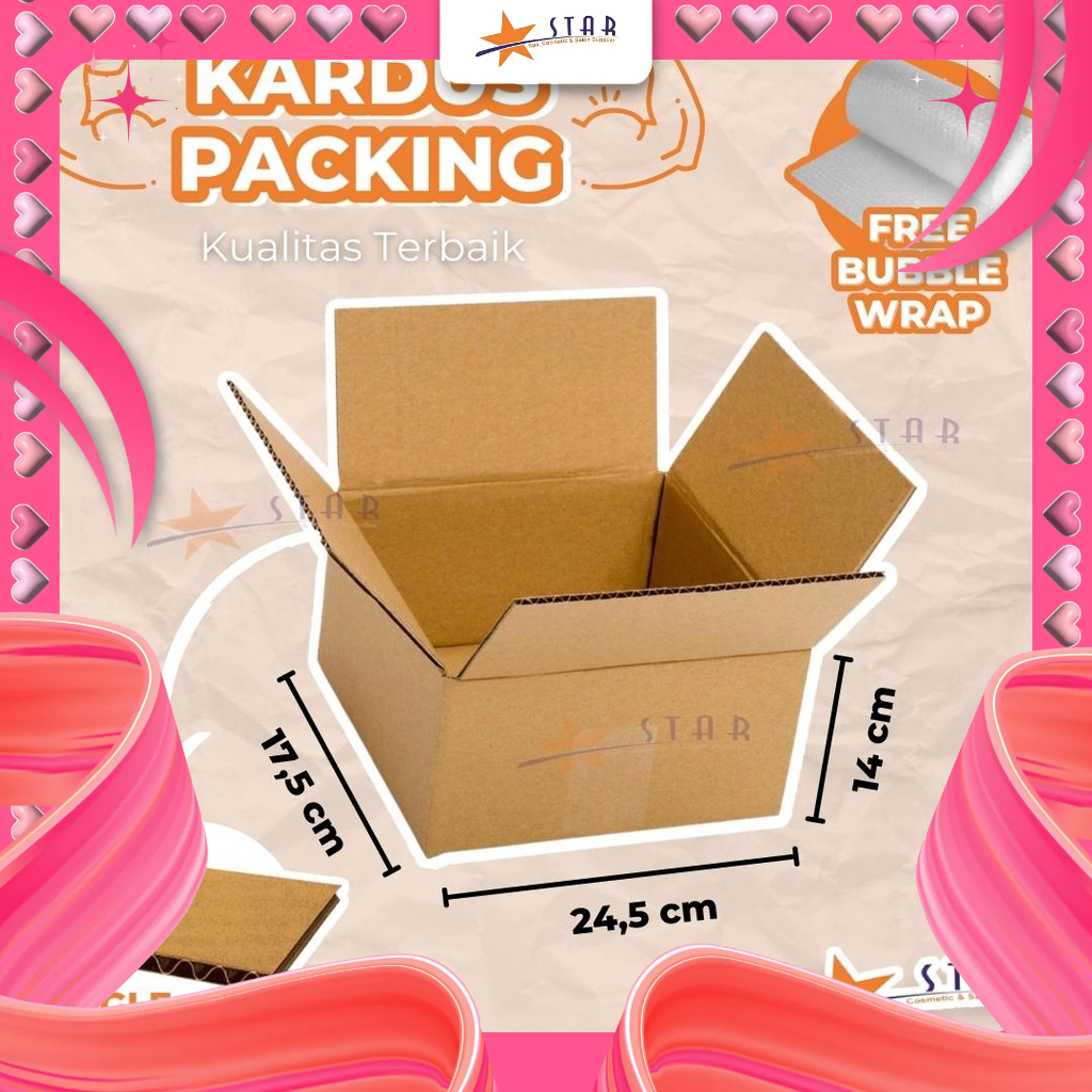 

Kardus Packing + Free Bubble Wrap ( Pesanan anda makin aman )