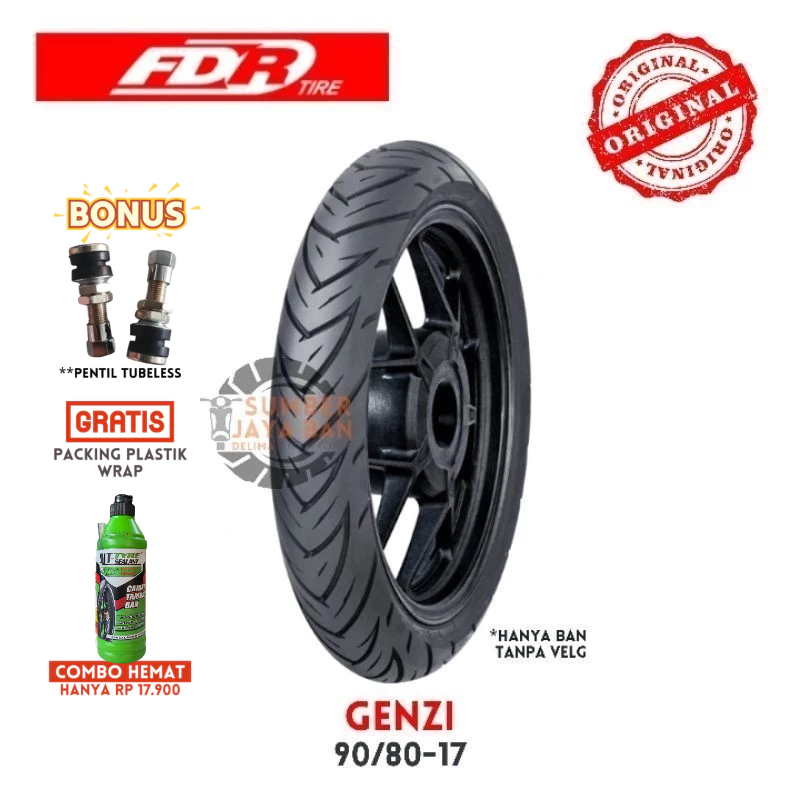 FDR Genzi 90/80-17 Ring 17 90/80 Tubeles Tubbles