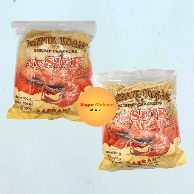 

Kerupuk Udang Ny. Siok Oval / Stik