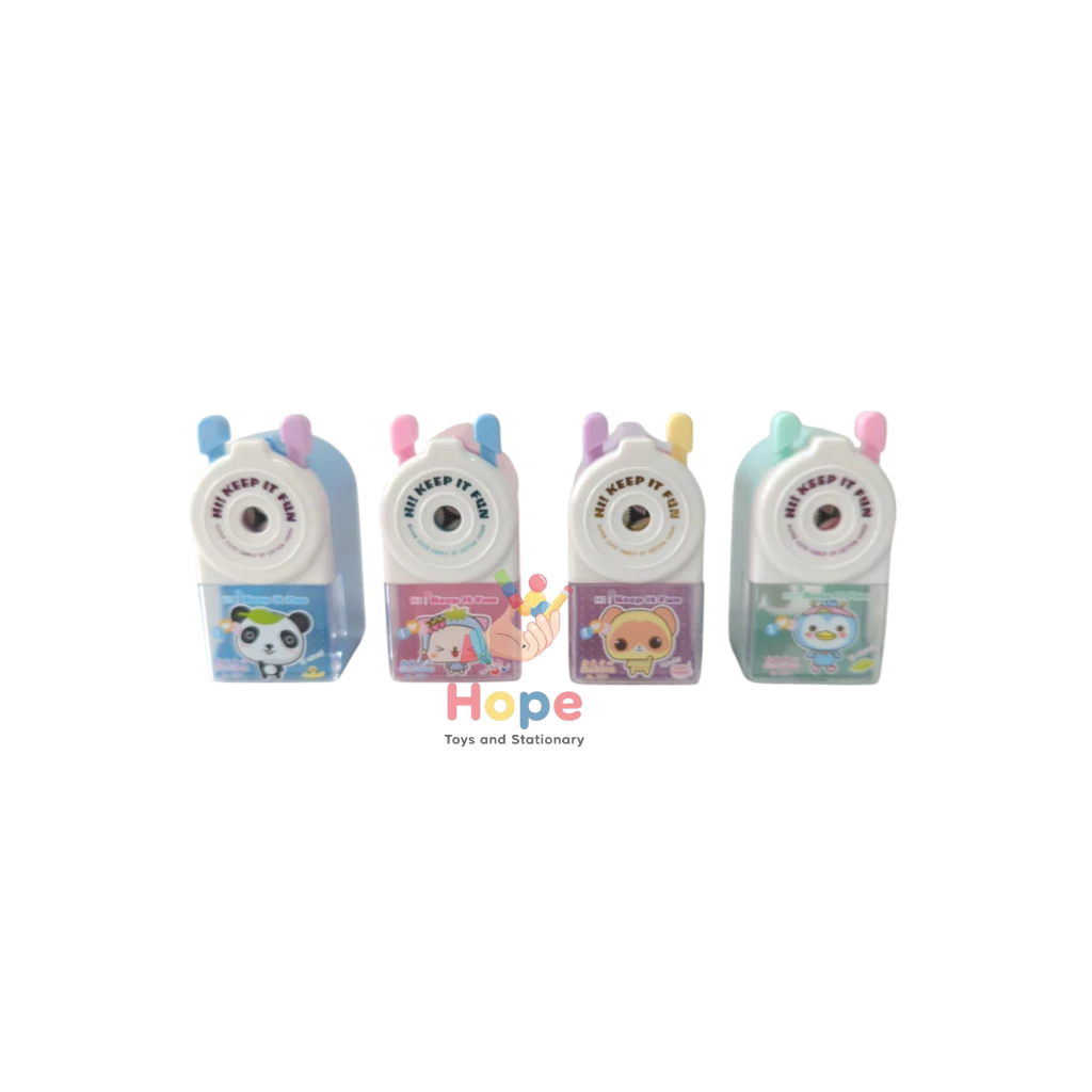 

Serutan Pensil Giling Karakter Lucu "Keep It Fun" / Rautan Pensil Anak Unik Estetik 7271